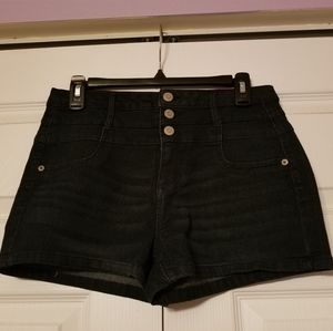 Tokyo Darling High Waisted Shorty Denim Shorts